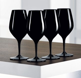 Spiegelau authentis wine tasting black vinglas wine glass 4-pack