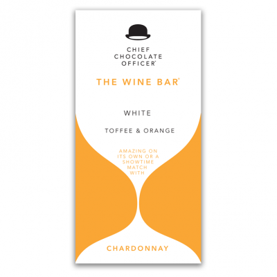 The Wine Bars Chardonnay vit choklad 100g