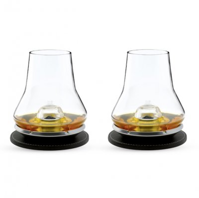 Esprit Club Whiskyglas med kylbricka och underlägg 2 set